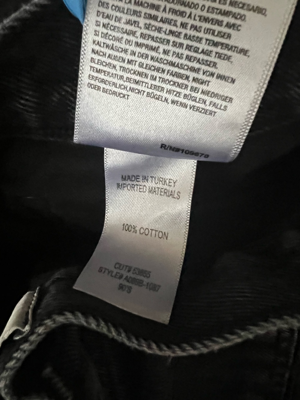 $10Gift🦊New AGOLDE Dark grey charcoal High-RiseDistressed Straight Jeans waist24 - Picture 12 of 15
